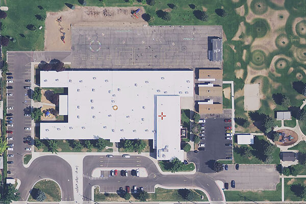 Arial view of Westridge