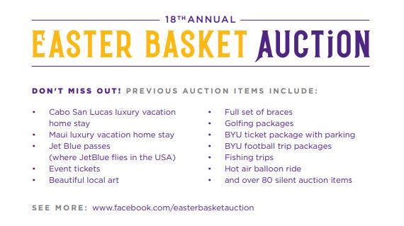 easter basket auction invite