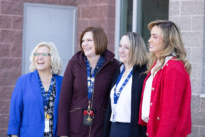 Harmony Kartchner, Wendy Dau, Melanie Hall and Mayor Kafusi